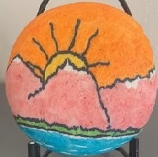 Painted rock